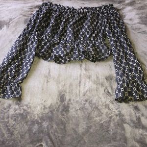 off the shoulder blouse